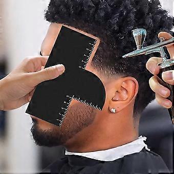Haarstylingkit met uitgebreide kleurenkaart, sjabloon voor de haarlijn, baardvormer, scheidingskam en professionele verzorgingsset.