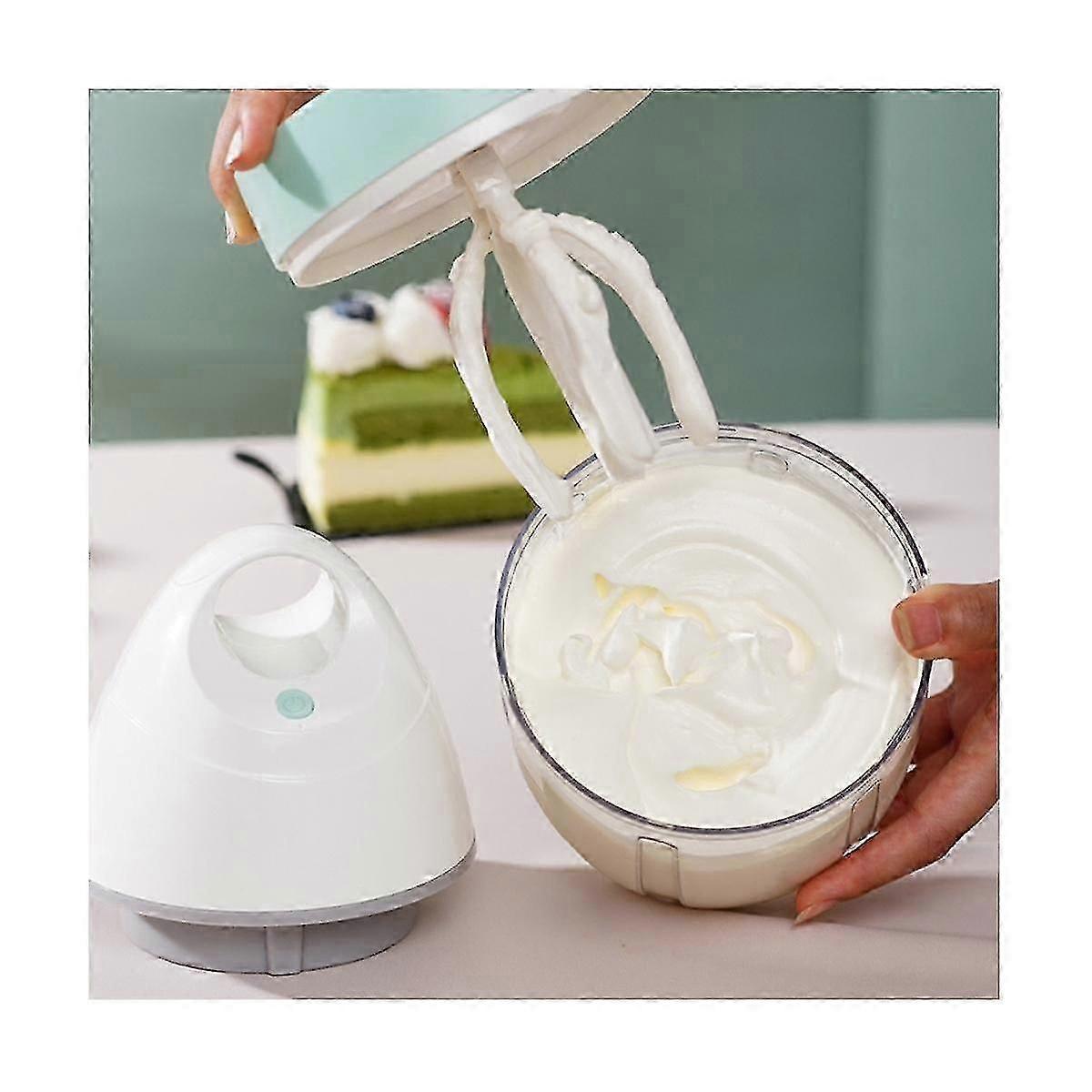 Electric Egg Shaker Mixer USB Rechargeable Automatic Egg Beater for Baking Cooking