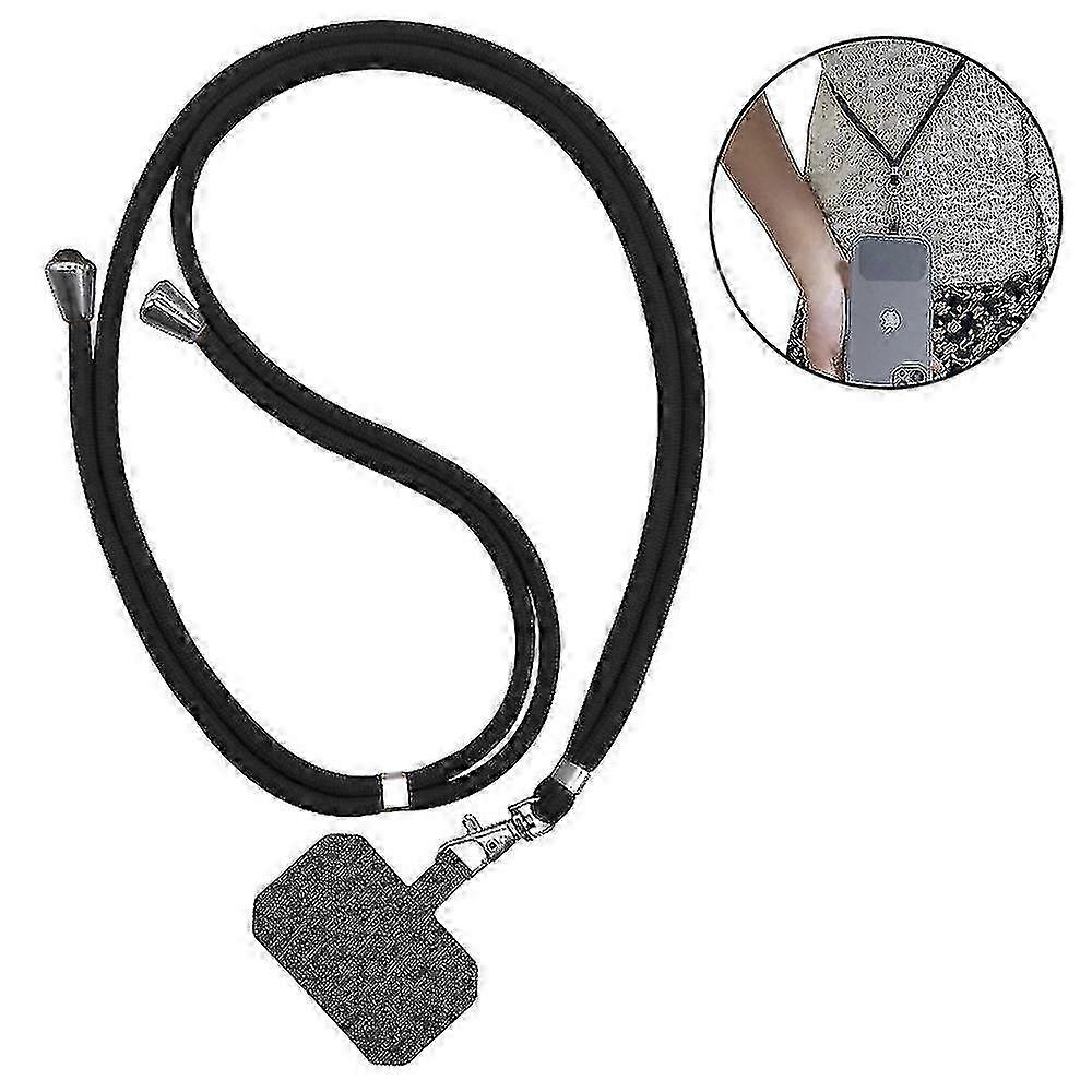 Universal Mobile Phone Lanyard, With Adjustable Nylon Neck Strap