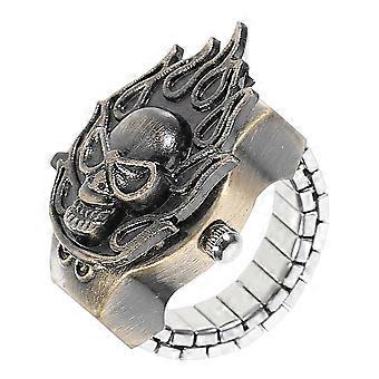 Retro Flexible Electronic Ring Watch for Decoration with Assorted Color