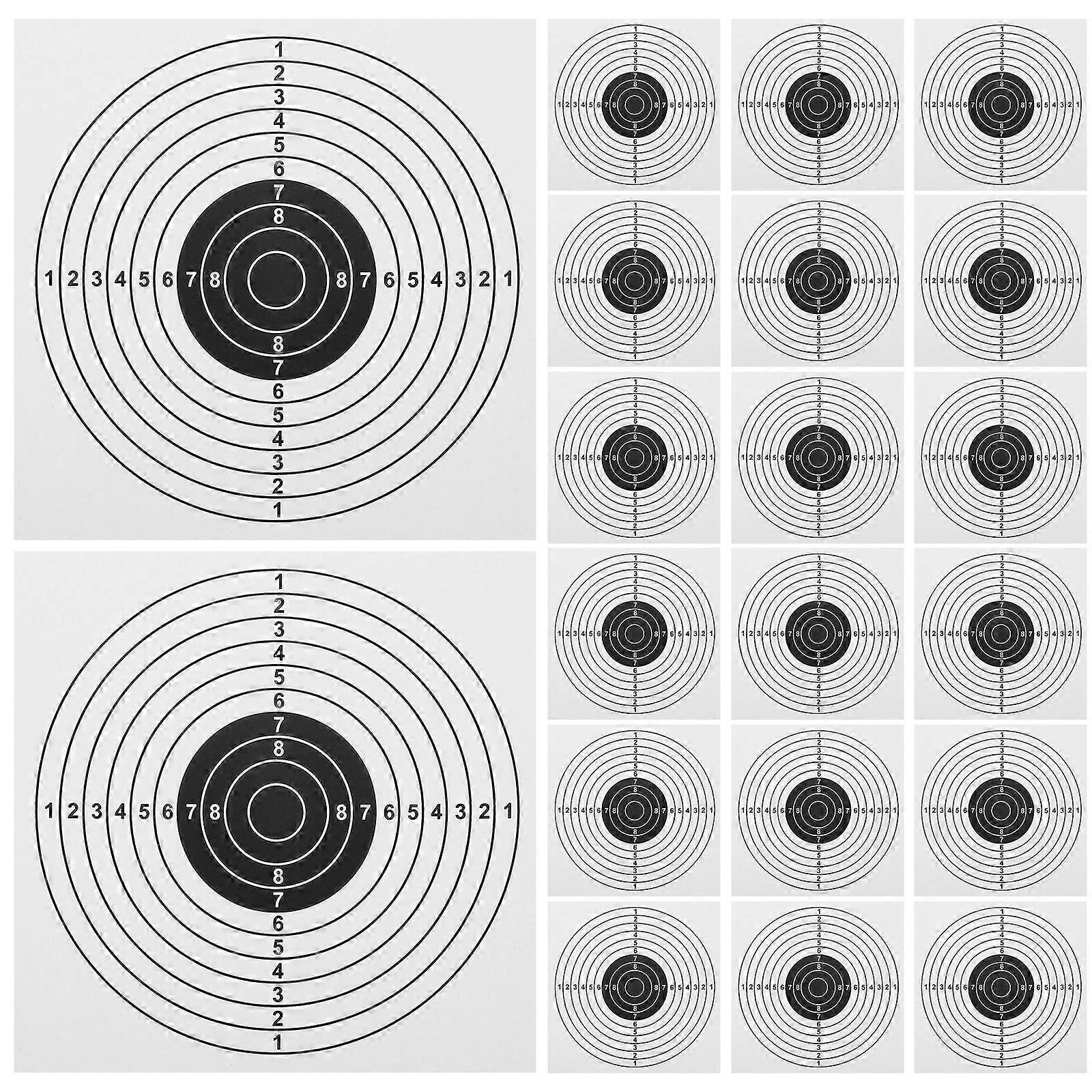 100pcs Precision Shooting Sheets Target Shooting Essentials Professional Target Paper