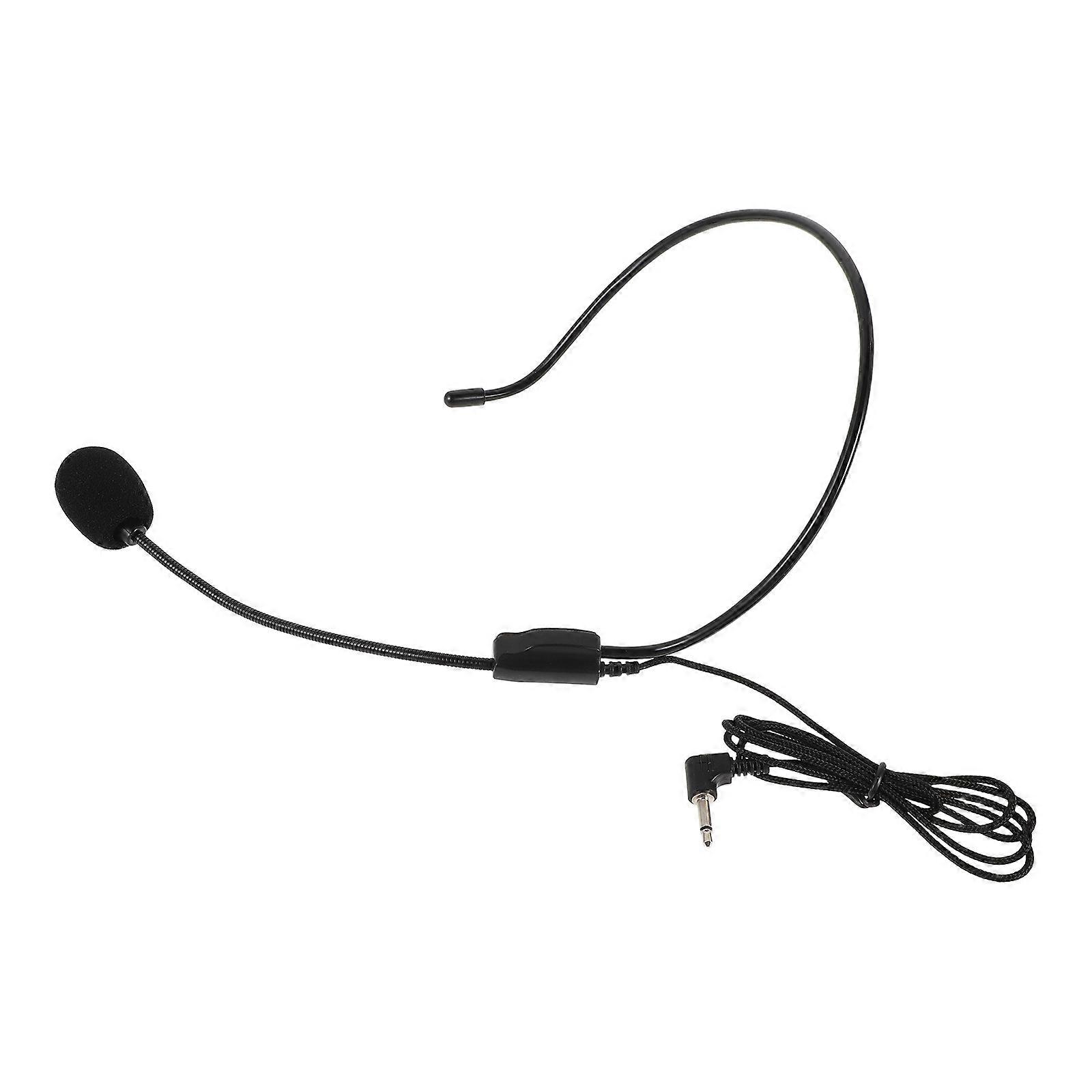 Lightweight Black Microphone Prop for Stage Use