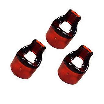 3pcs Embout buccal de flûte Tête de flûte de rechange Pièce de rechange Accessoire d’aide au soufflage de flûte