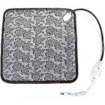 Pet Electric Heating Pad for Dogs and Cats With Anti-bite Steel Cord Waterproof Adjustable Dog Warm Bed Mat Heated Pet - JA
