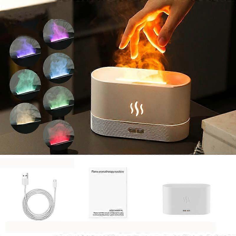 7 Color Flame Aromatherapy Machine Air Humidifier