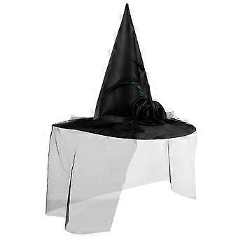 Halloween Chapeau de sorcière Large Brim Cosplay Cap Déguisements Sorcière Chapeau de fête Faveur de fête