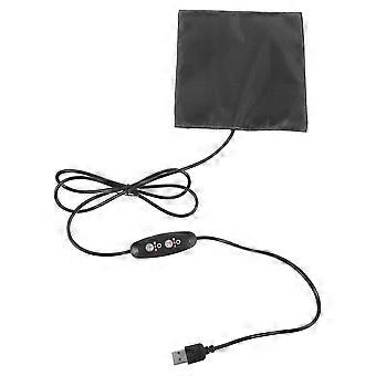 Vintervärmematta för husdjur, USB-värmedyna med temperaturkontroll, elektrisk värmematta för hamstrar, kaniner, marsvin