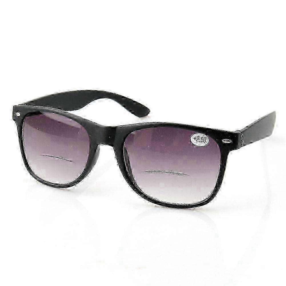 Automatic Progressive Multifocal Black Reading glasses Sun Grey Glasses