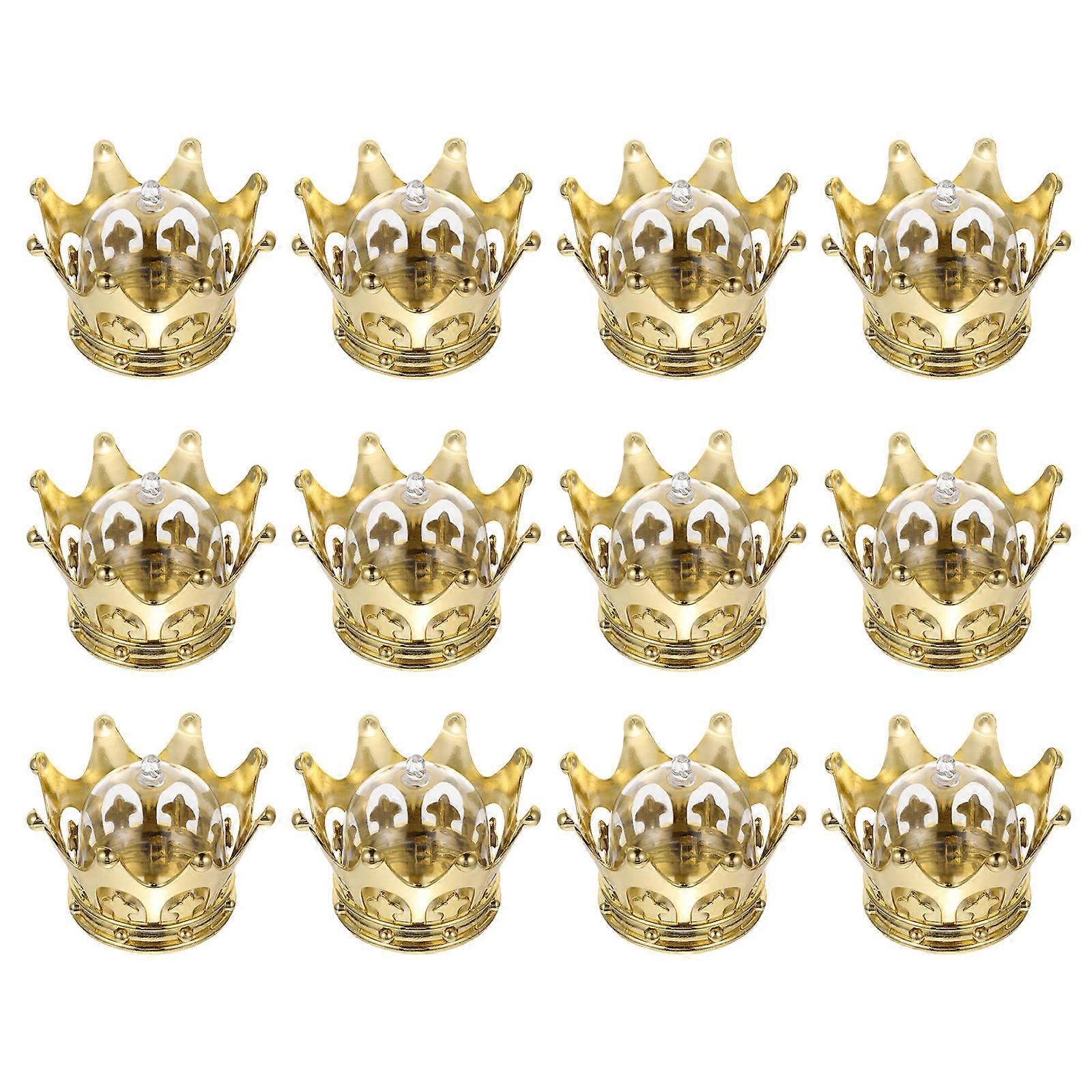 Candy Boxes Wedding Hollow Crown Shape for Storage 2Sets