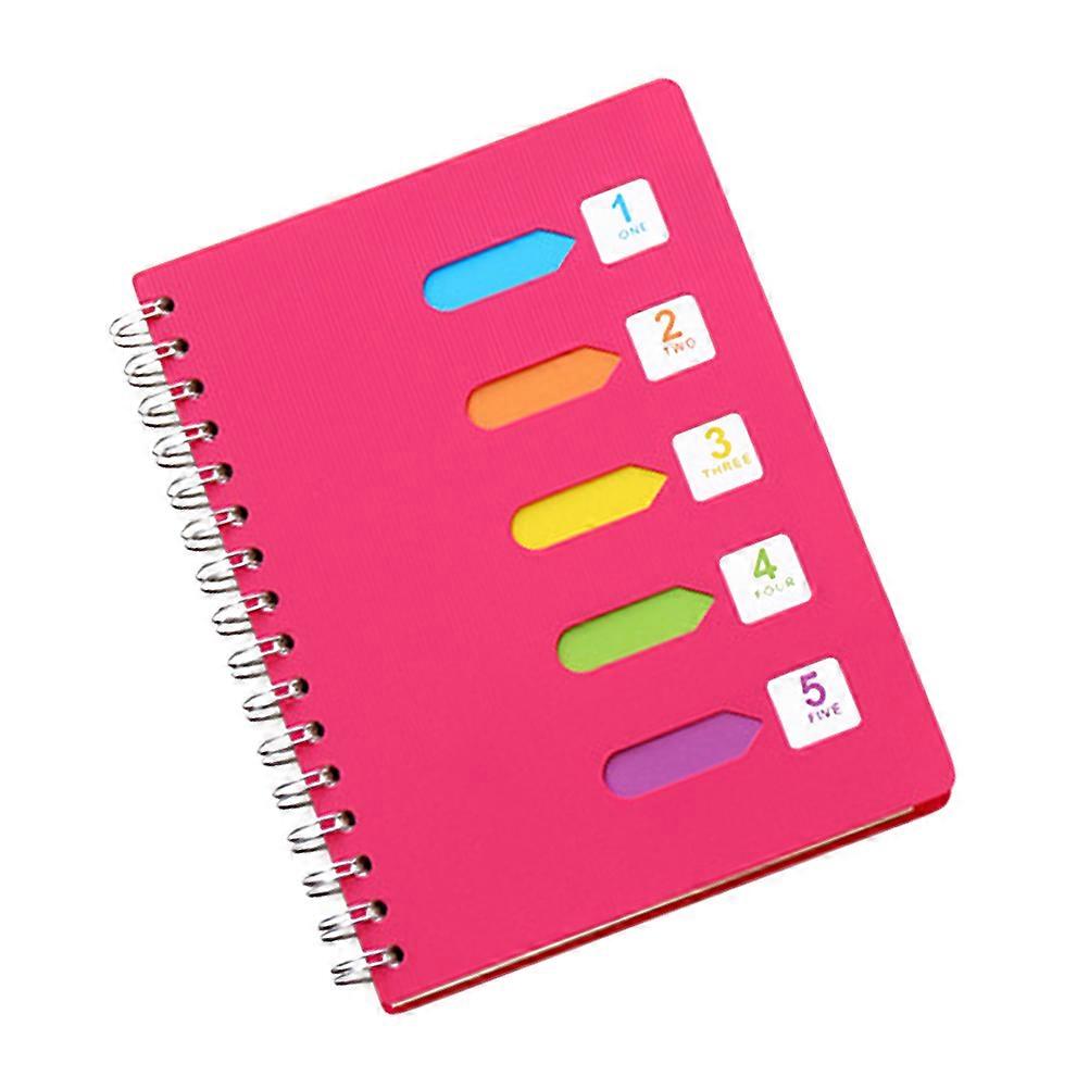 Side-Spiral Category Notebook for Writting Use Multi Color