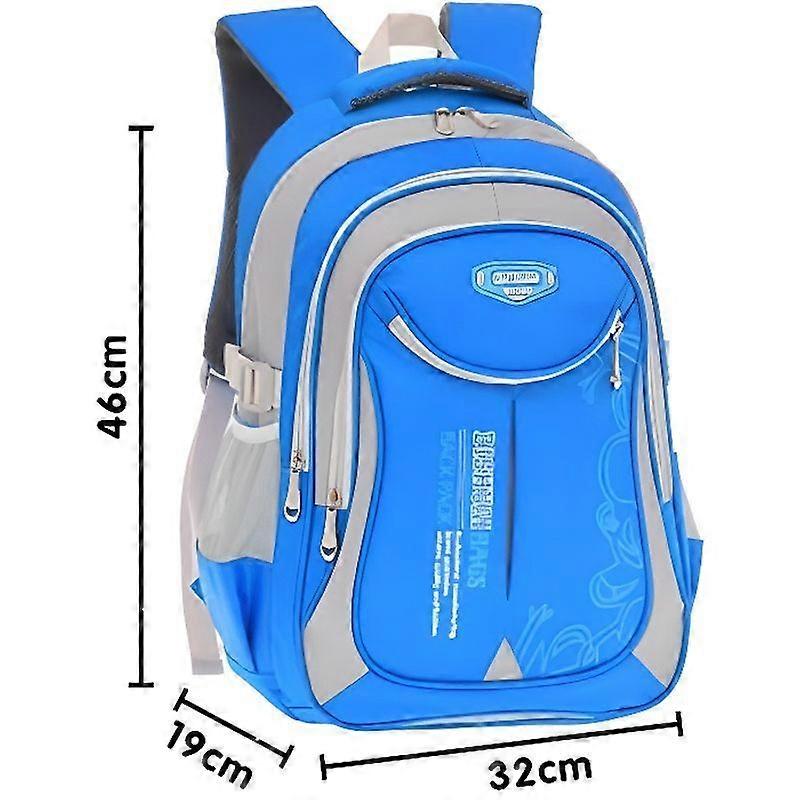School Backpack - Brand - Model - Blue - Child - Boy