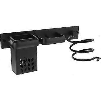 Wandmontierter Haartrocknerhalter, Haartrockner Glätteisenhalter, multifunktionaler Haartrockner hängendes Rack Styling Tool Organizer Lagerung