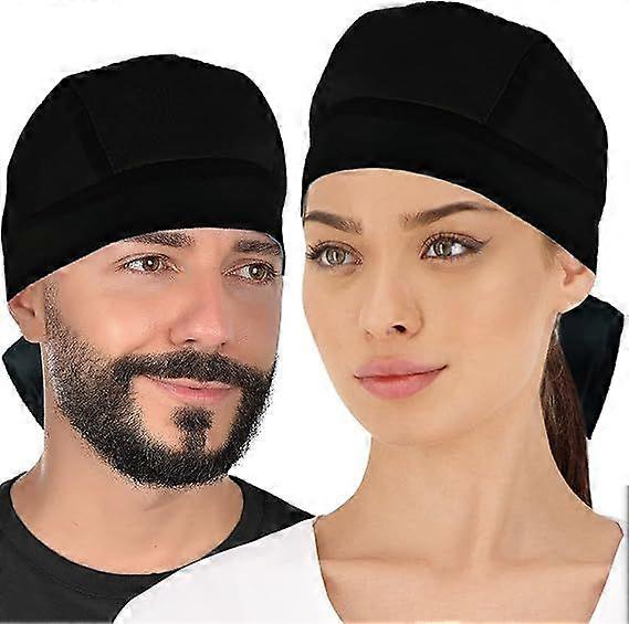 Black - 2 pcs kitchen hat chef hat chef hat chef hat chef hat [MI]