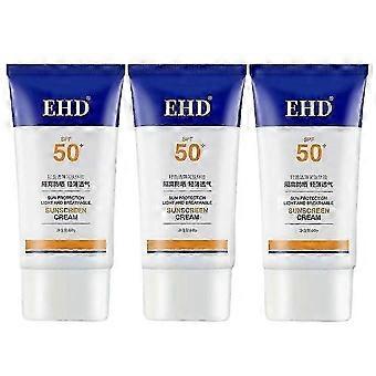 3X EHD sunscreen: Light and non-greasy, protection against UV rays