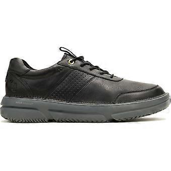 Hush Puppies Baylor Black Leather Male Lace Mens Summer-12