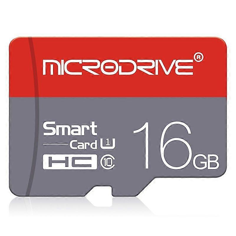 16GB High Speed Class 10 Micro SD(TF) Memory Card (Grey Red)