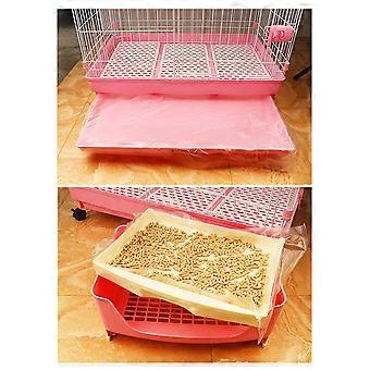 Pet Cage Bottom Film for Rabbit Hamster Urine Pad 100 Sheets