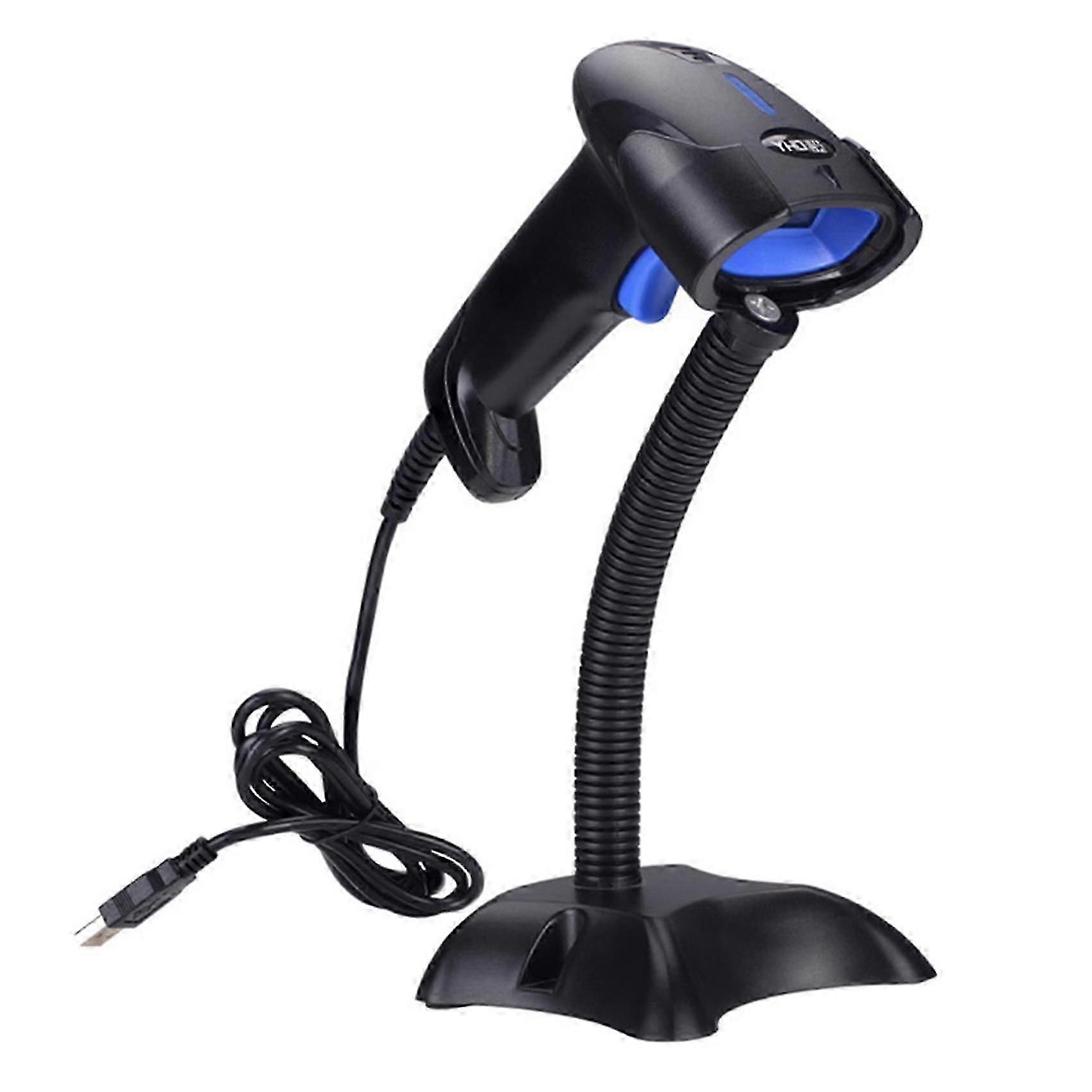 Handheld Barcode Scanner, 1D/2D QR Code Reader for Windows, Android, iOS | Ergonomic Portable USB Scanner