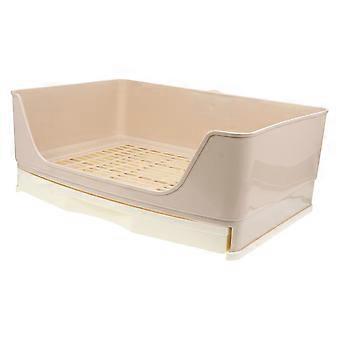 Stor Kanin Toalettlåda Tränare Potty Corner Bricka Kulllåda Style Toalett