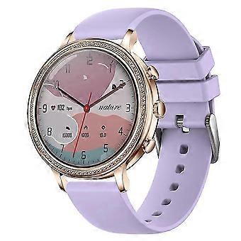 V60 1.39" Full Touch Screen Fossil Smart Watch Waterproof Silicone Strap Women Bluetooth-compatible  SZ
