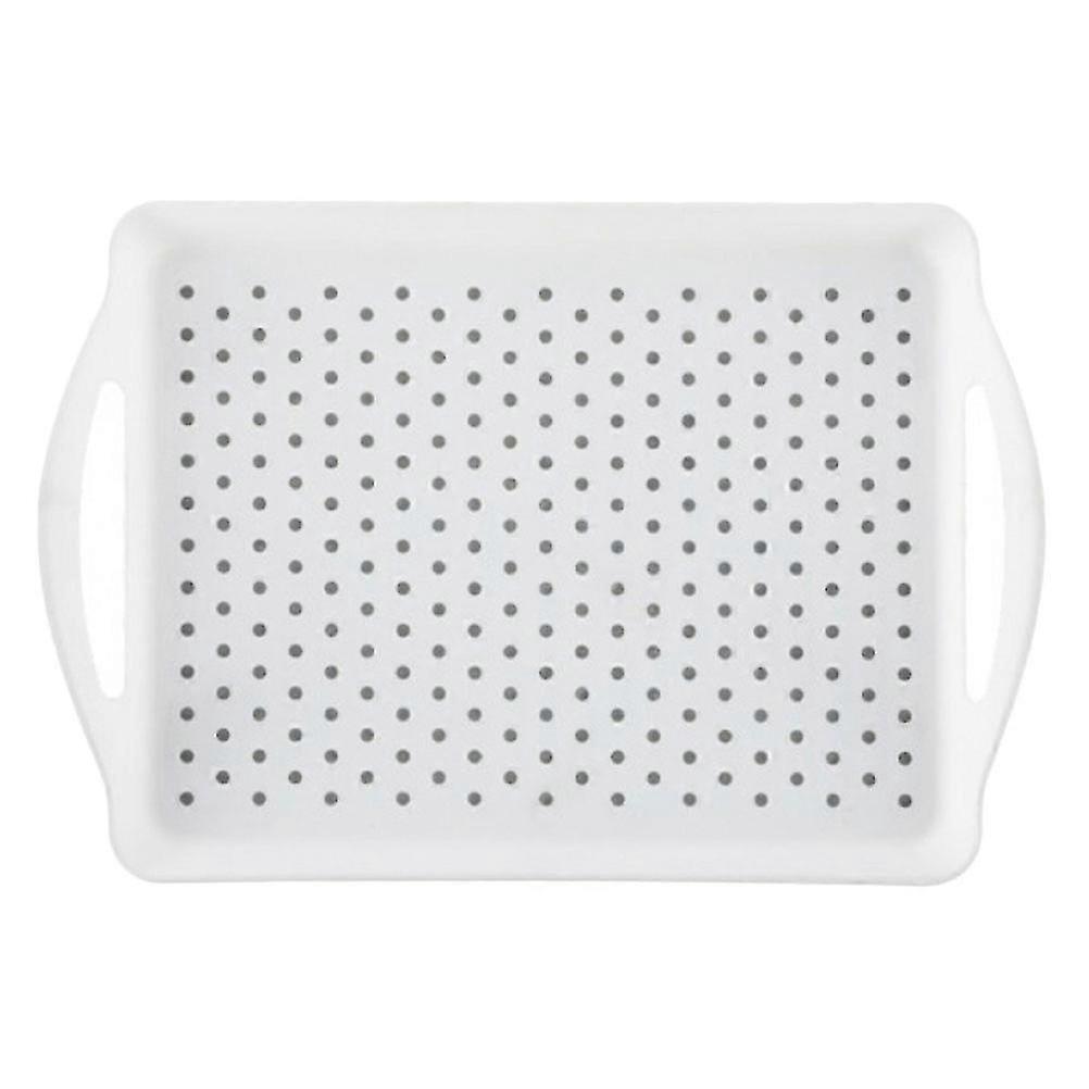 Storage Tray Rectangular Serving Tray for Fruit with Polka Dot Pattern 1Pcs