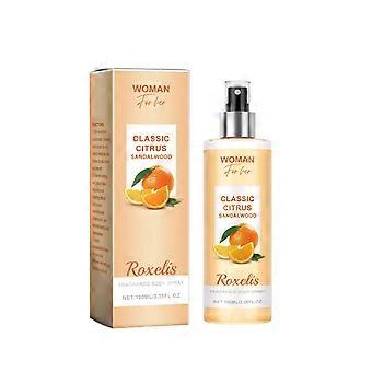 Roxelis Fresh Körperspray (Zitrus-Sandelholz): Blumige und fruchtige Düfte erfrischen und hinterlassen einen anhaltenden Duft auf Körper, Hals und Handgelenken. Portwein