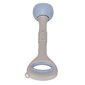 Dog Poop Picker Large Space Large Arc Diameter Easy Flushing Portable Dog Clip Toilet with Hanging Buckle and Handle L Blue