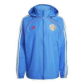 Adidas Mens Manchester United FC Hooded Jacket
