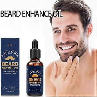 Natural Beard Growth Oil, Men's Biotin Beard Growth Serum 30ml Beard Oil Beard Care for Longer ,Thick Beard