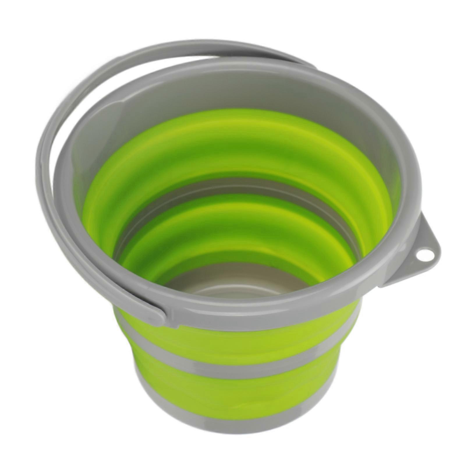 Foldable Green Bucket 10L 5L