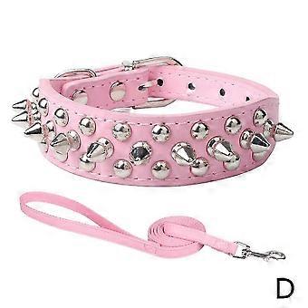 Rivet Detail Leather Dog Collar