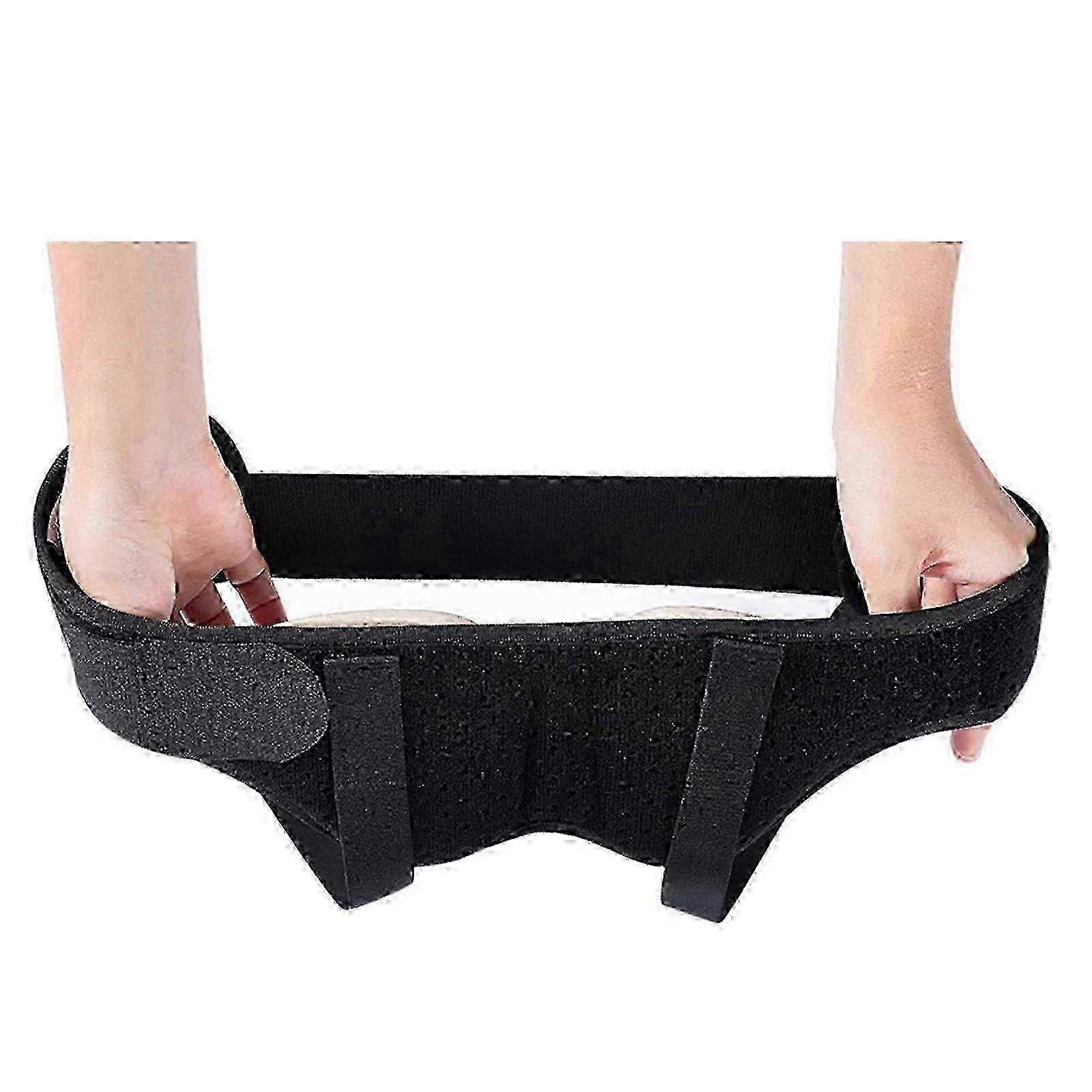 Adjustable Inguinal Hernia Support Truss Belt compatible with Men (Left or Right Side)