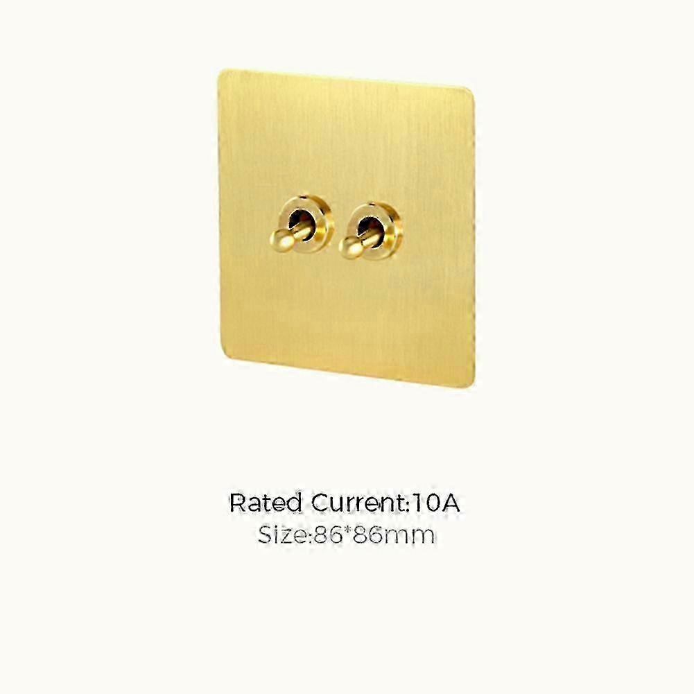Brass Stainless Rocker Switch 220V