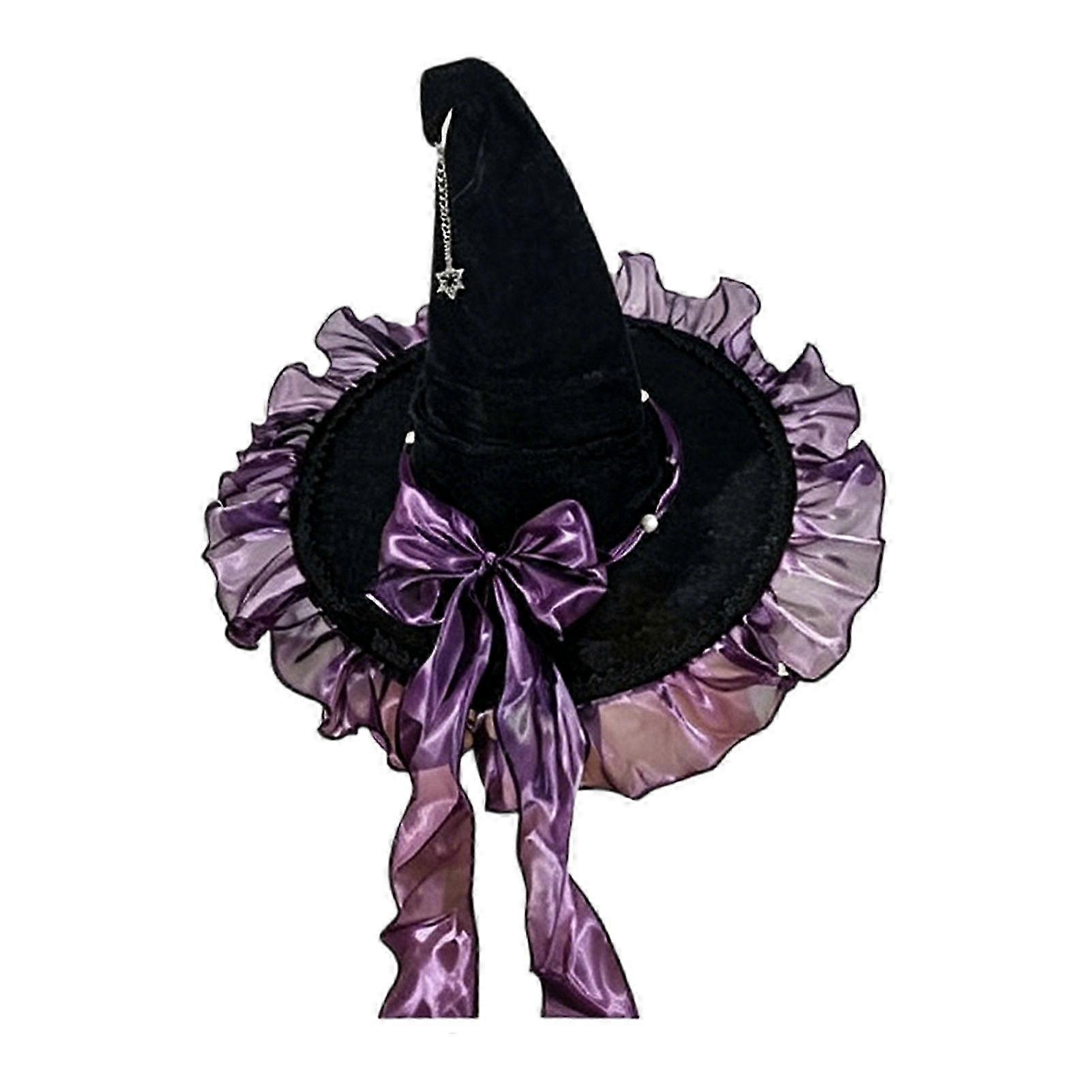 Gothic Velvet Witch Hat