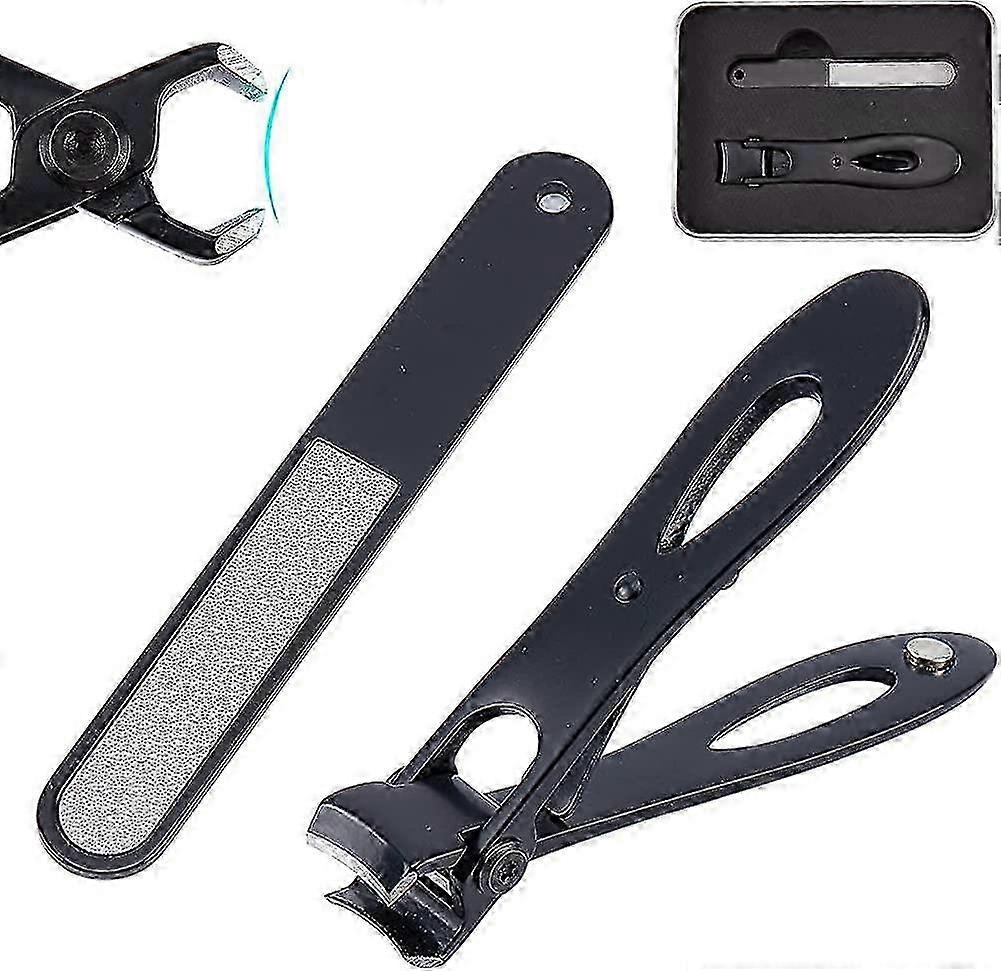 Large Toenail Clippers Set With Tin Case