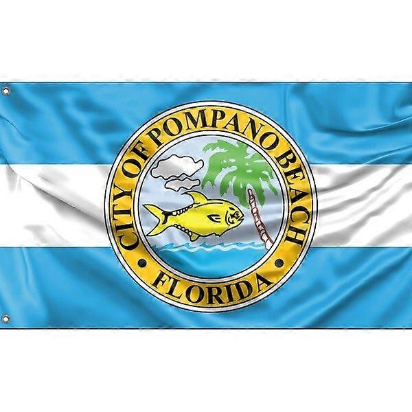 Pompano Beach Flag Florida USA Muster 906