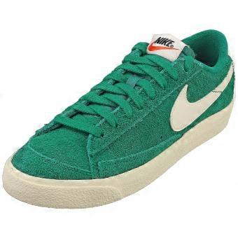 Nike Blazer Low 77 Womens Fashion Trainers in Green White