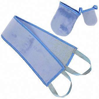 Tanning Mitt Applicator with 2 Self Tanning Back Lotion Applicator Sets, Blue