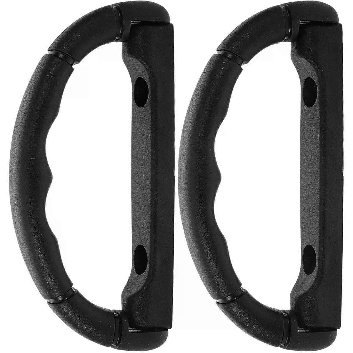 2Pcs Plastic PET Dryer Handle Grips Matte Black Replacement