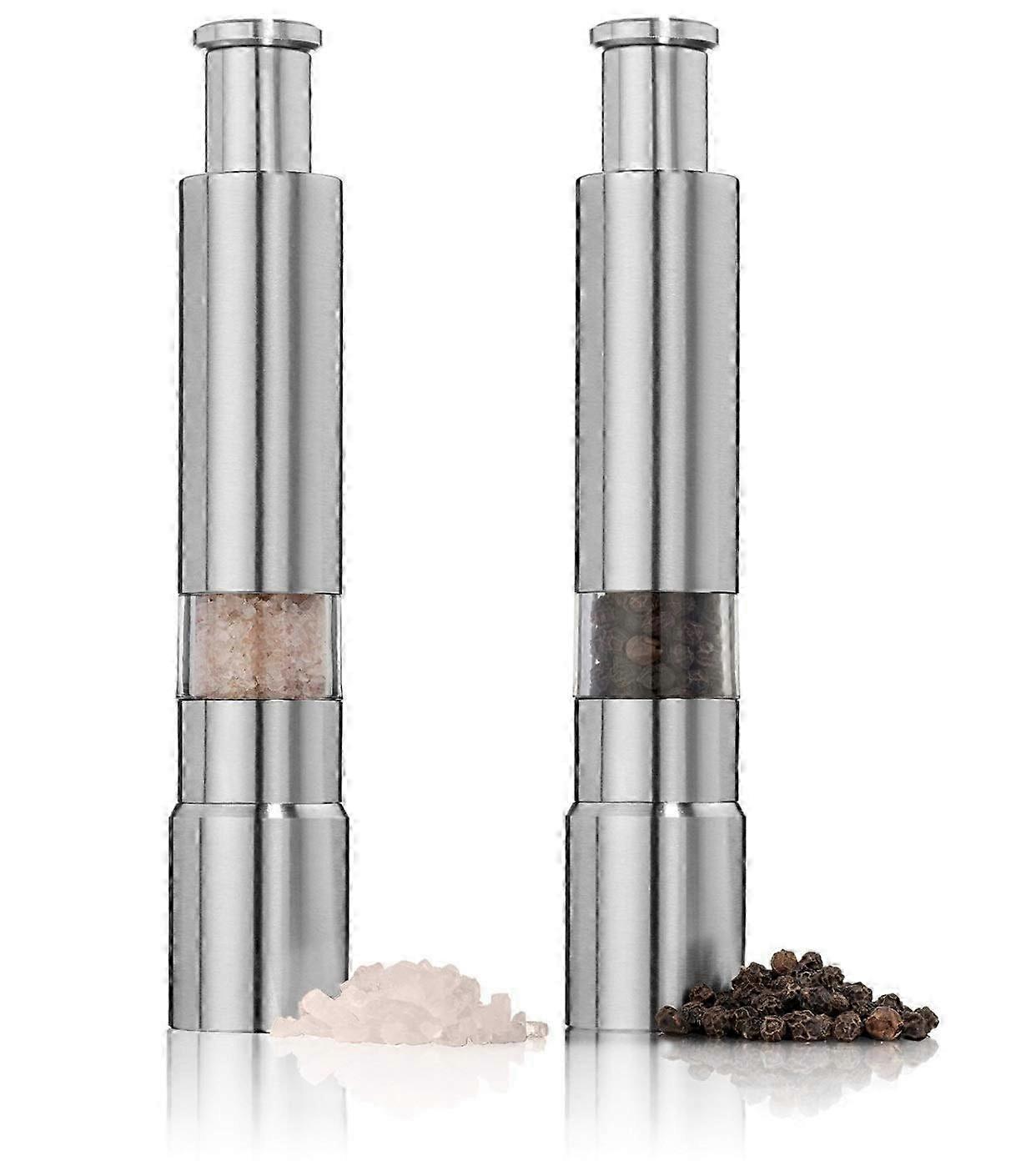 Compact Stainless Steel Grinder Set