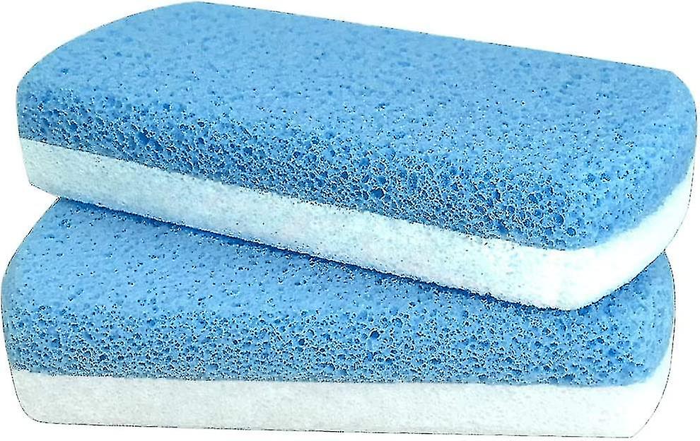 2pcs Glass Pumice Stone For Feet, Callus Remover And Foot Scrubber & Pedicure Exfoliator Tool