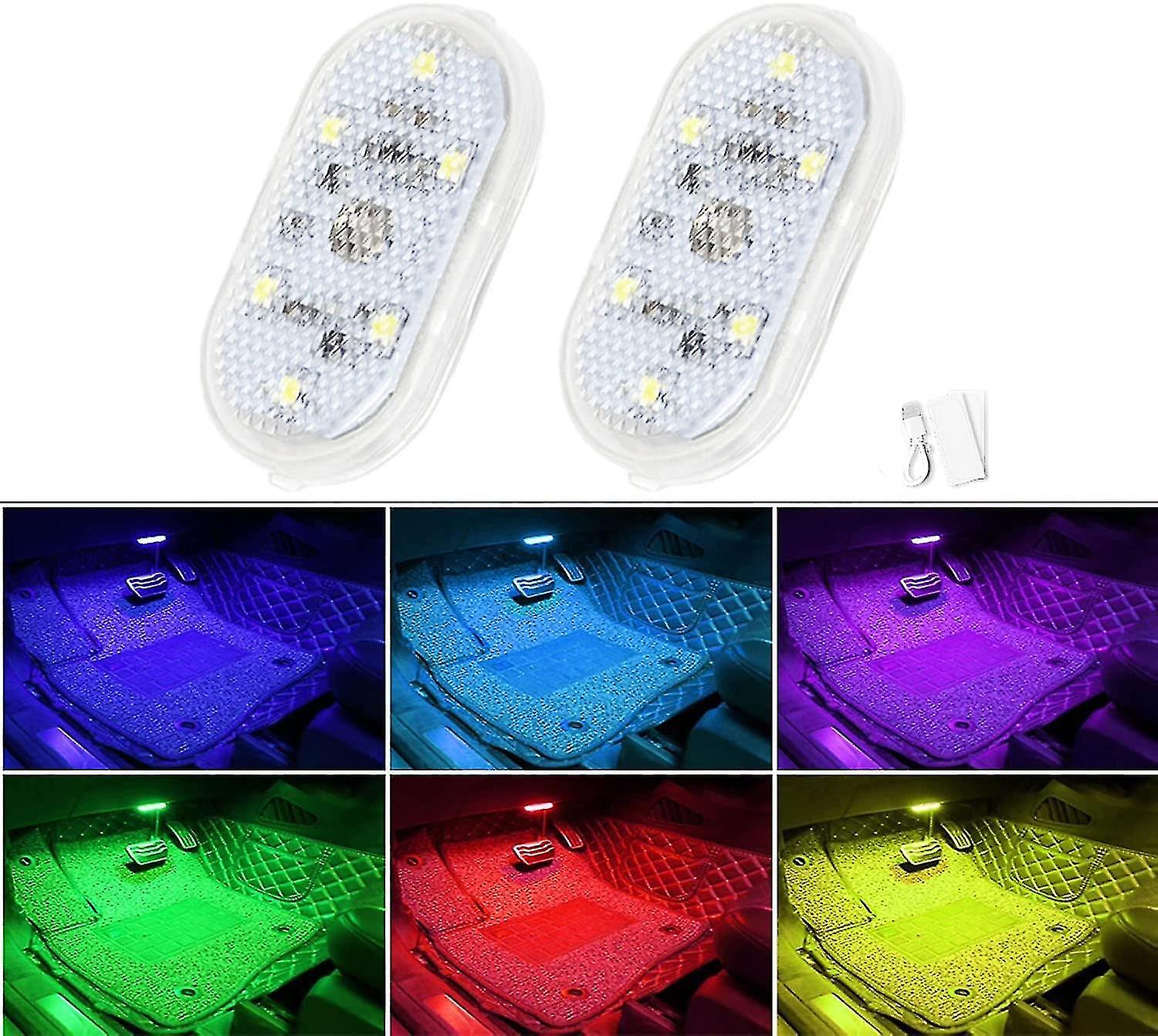 Car Touch Light Car Foot Sensor Light Car Interior Reading Light Led Decorative Light