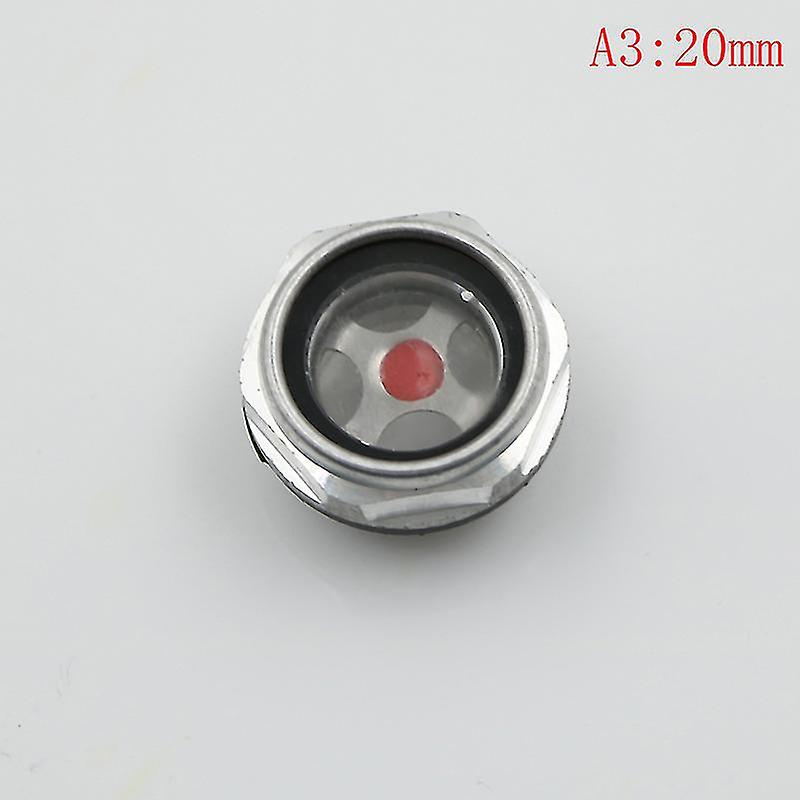 16mm-48mm 남성 실을 꿴 금속 공기 압축기 기름 수준 시창 TY