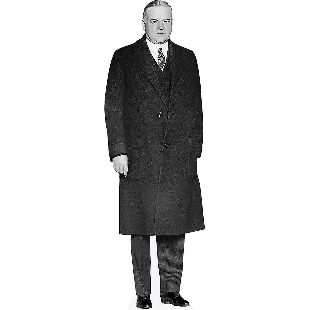 Herbert Hoover (BW) Cardboard Cutout (lifesize OR mini size). Standee. Stand Up.
