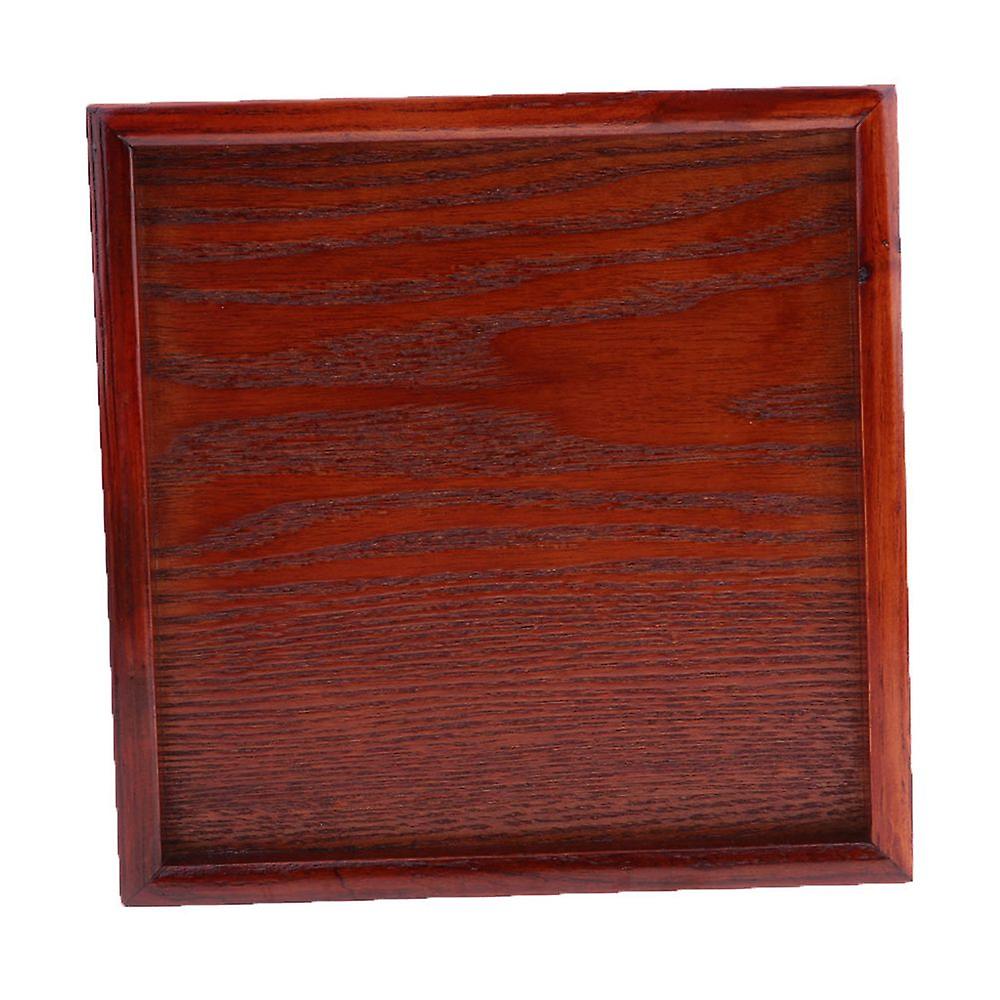 Wooden Rectangular Tray Sand Table Base Model Table Stage Stand 18x18cm