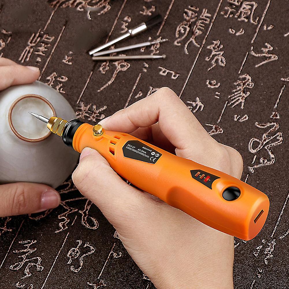 3.6V Electric Mini Drill Grinder Adjustable Speed Polishing Engraving Grinding Pen Rotary Tool