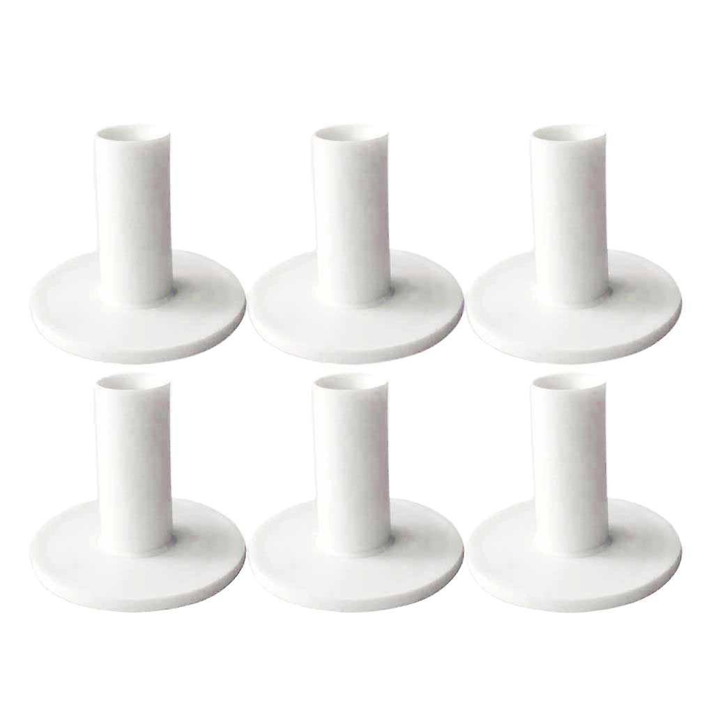 6pcs Rubber Golf Driving Range Practice Tee Holder Tees Divot Tool 38mm