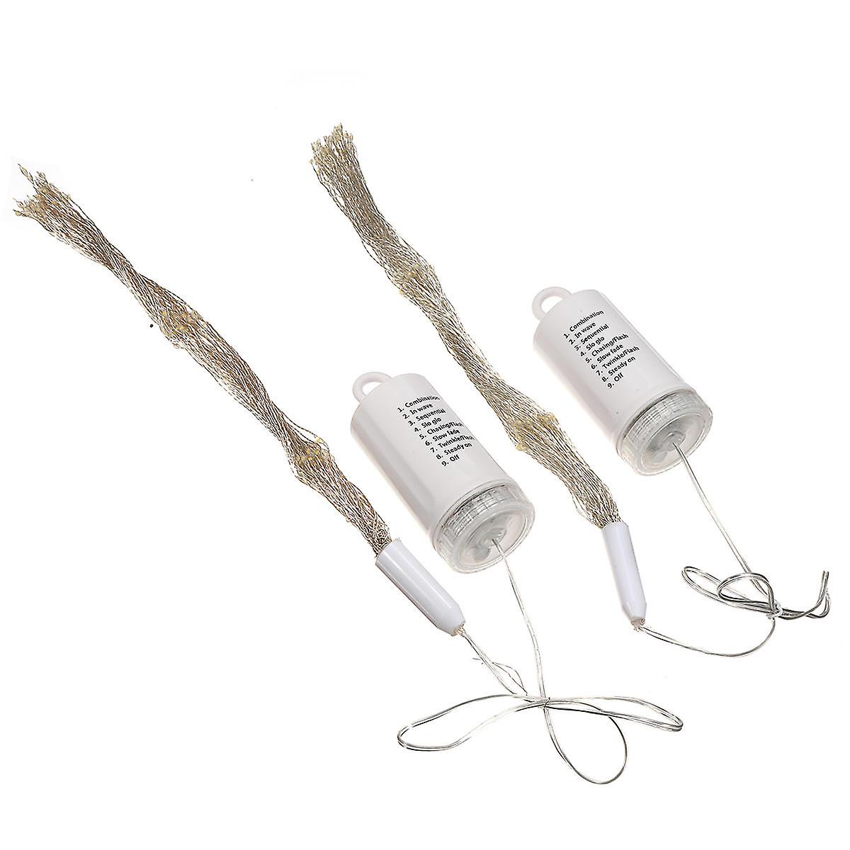 Battery Powered 150/180 Led Firework String Lights, 8 Modes, 13-key Remote Control, Diy Christmas Decor