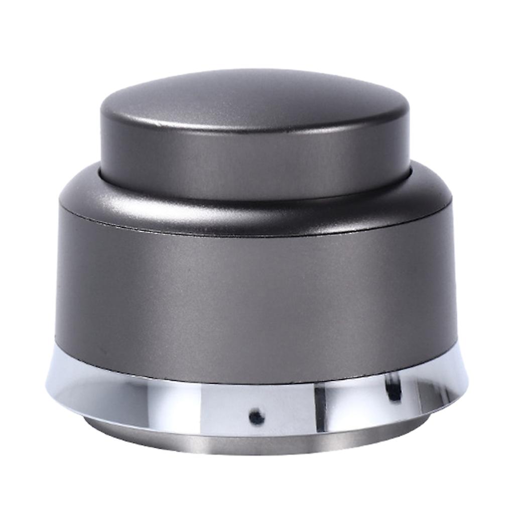 Espresso Tamper Calibrated Coffee Tamper with Spring Loaded Black/Gray