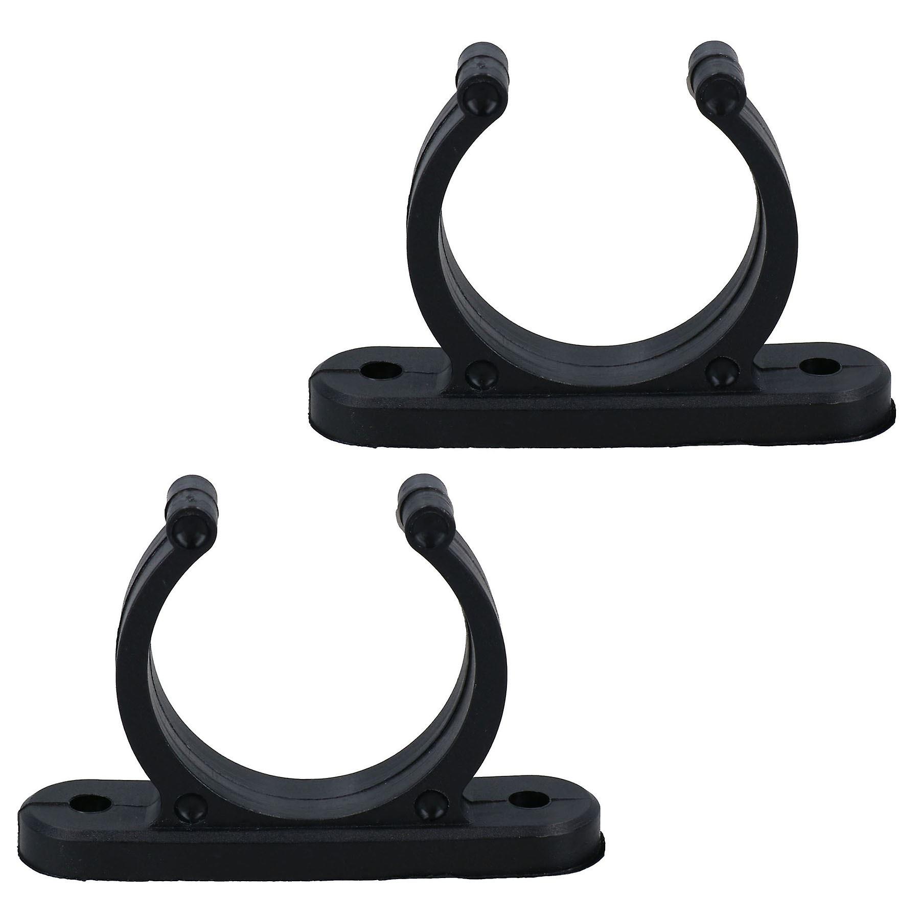 2 Pack 15mm Polyamide Tube Storage Clip Paddle Boat Hook Pole Tool Plastimo